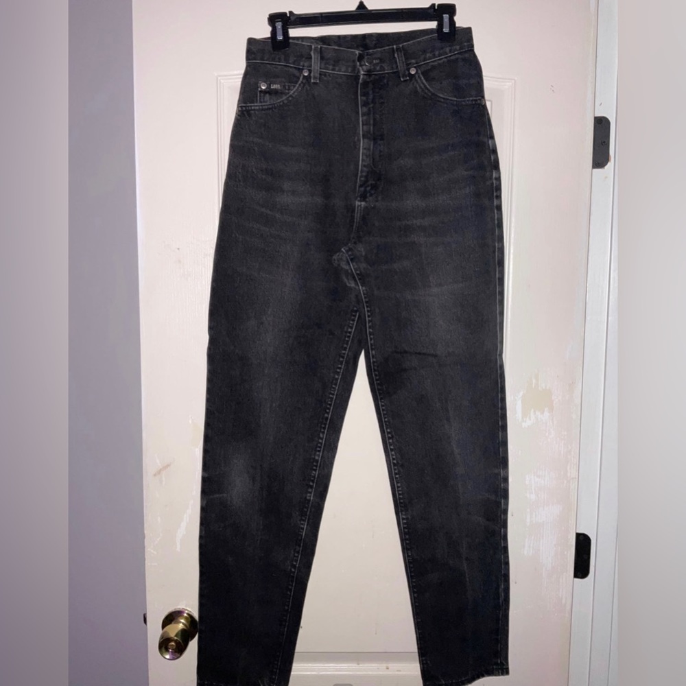 black Lee boyfriend jeans